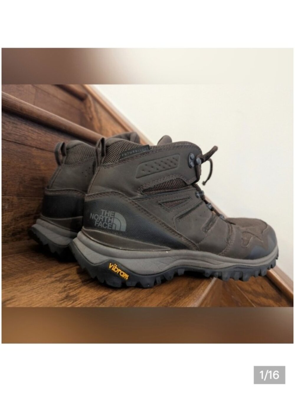 The North Face Hedgehog Vibram Sole Mid Hiking Boots Mens Size 12